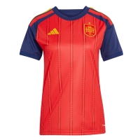Camiseta España Primera Equipación Replica Mundial 2026 para mujer mangas cortas